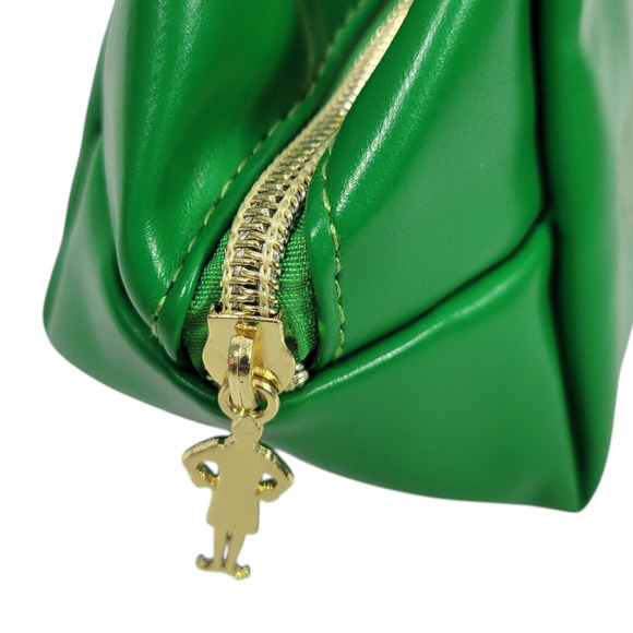 Elf Nutcracker Make Up Bag Green Pouch Cosmetics Case Festive Makeup Revolution - Picture 5 of 15